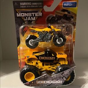 Monster Jam - JCB Digatron & Dirt Bike Set 2025 / 1:64 Scale
